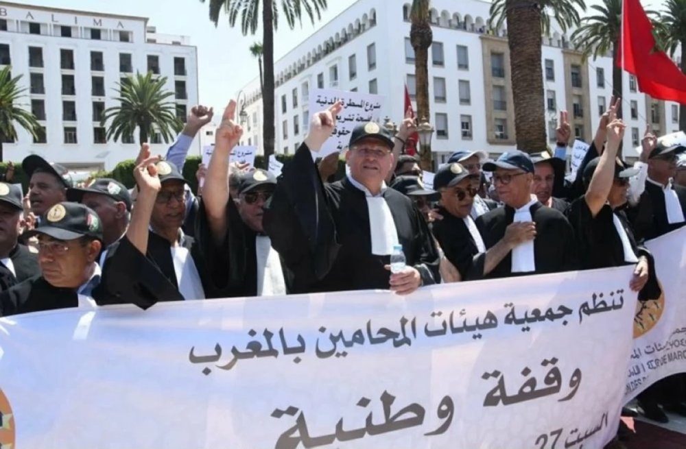 هيئة المحامين بالمغرب تعلن إضرابًا وطنيًا جديدًا من 15 إلى 21 يونيو